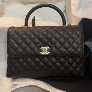 You can’t find this bag. Chanel top handle brand new set. With box